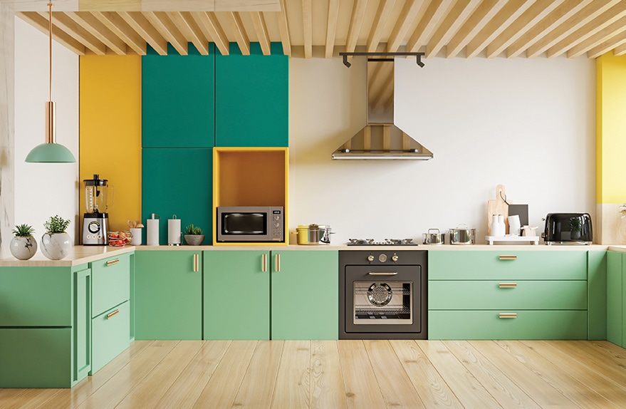 Acrylo Laminates for Kitchen Cabinets