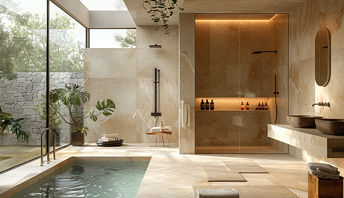 High-Gloss PVC Doors - PVC bathroom door designs