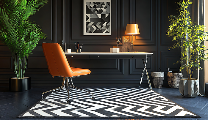 Zigzag Desk Divider System - Study Room Design