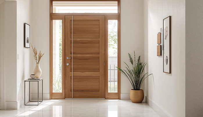 Geometric Designed Doors - Plywood door design