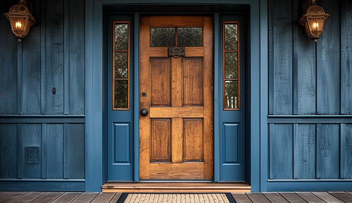 Barn Style Doors - Plywood door design