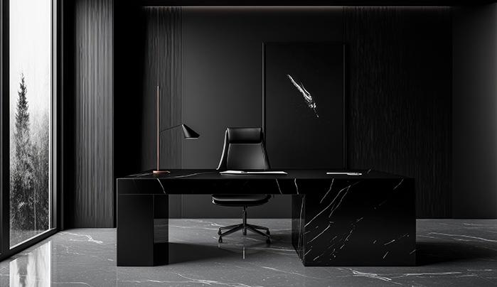 Monochrome Magic-Beautiful Home Office Designs