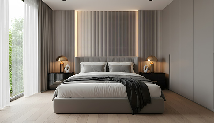 Bedroom Headboard Panelling - Wall Panelling Designs