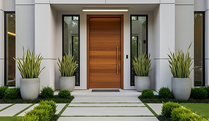 Panelled Doors That Complete the Look - Wall Panelling Designs