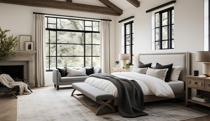 Go Big on Headboard Drama - Bedroom Interior Design