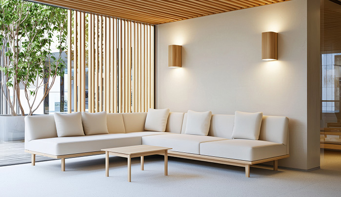 Match the Ceiling - Living Room Divider Ideas