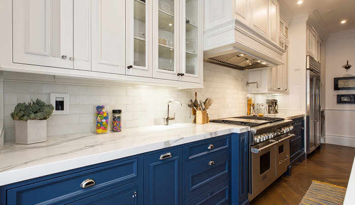 Two-Tone Cabinets-Elegant Kitchen Design Styles