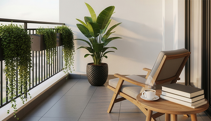 The Soft Glow Balcony - Balcony Design Ideas