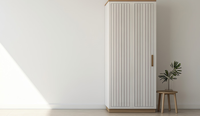 Trending Fluted Laminate Wardrobe Design - CenturyPly
