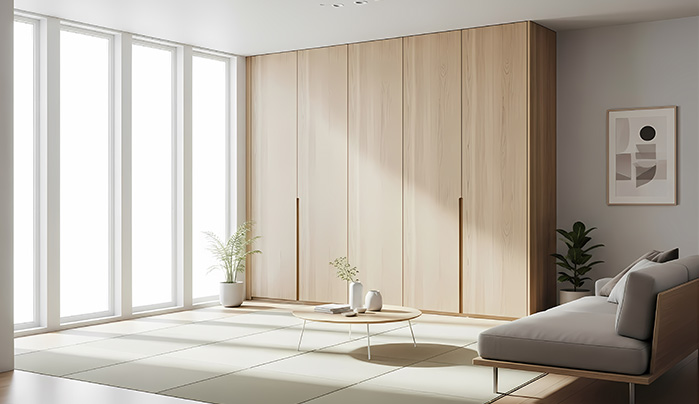 Classy Matte Finishes - Stylish Sunmica Designs for Wardrobe