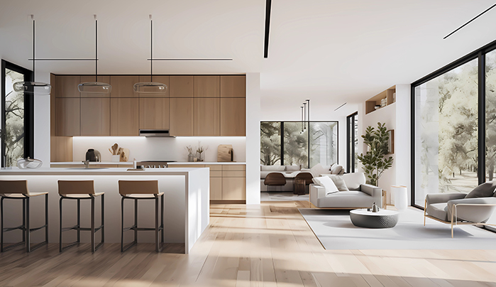 Plywood kitchen cabinet - CenturyPly