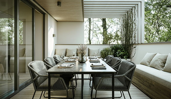 Laminate dinner table -CenturyPly