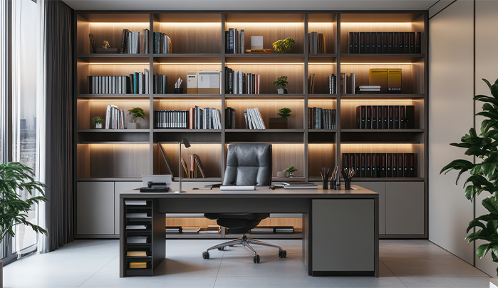Modular Storage Units - Creative Small Office Design