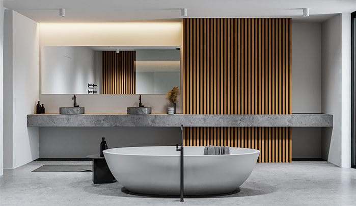 Wood veneer wall - CenturyPly