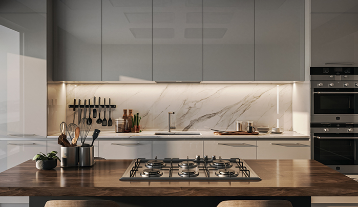 Modern plywood kitchen cabinet – CenturyPly