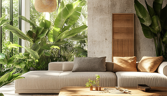 Indoor Plants for Life -Simple Bedroom Design Ideas