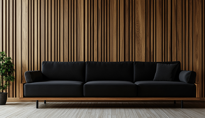 Sofa-cum-bed with fold-out mechanism - Modern Wooden Sofa Design