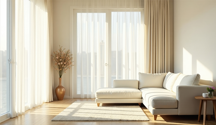 The Curtain Call - Living Room Divider Ideas