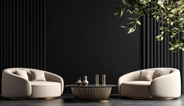 Fluted Laminate Table- CenturyPly