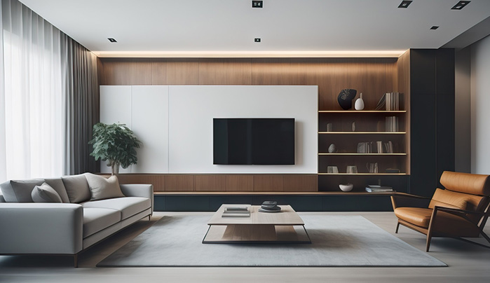 Laminate TV unit - CenturyPly