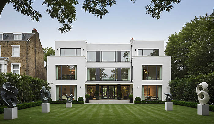 Natural Stone Cladding with Modern Touch - Exterior Wall Designs