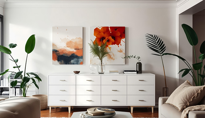 White plywood cabinet -CenturyPly
