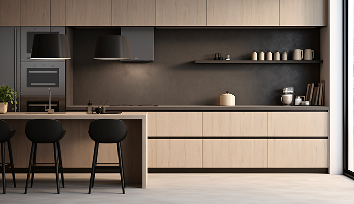 Virokill plywood kitchen - CenturyPly