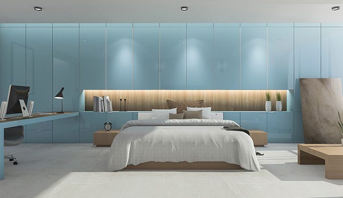 Feature wall with panels - CenturyPly