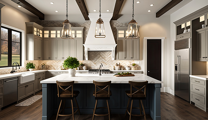 Plywood kitchen island - CenturyPly