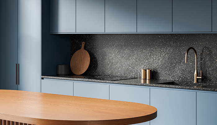Modern laminate kitchen cabinet - CenturyPly
