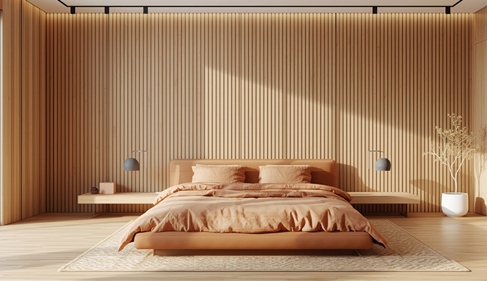 Fluted Panel Bed - Modern Bed Designs