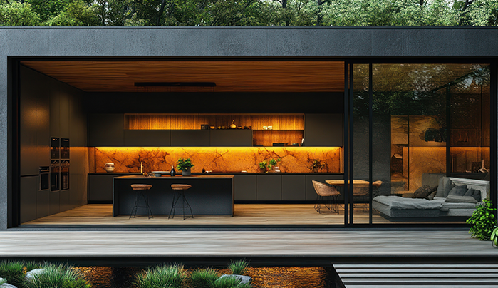 Zen Retreat-Elegant Kitchen Design Styles
