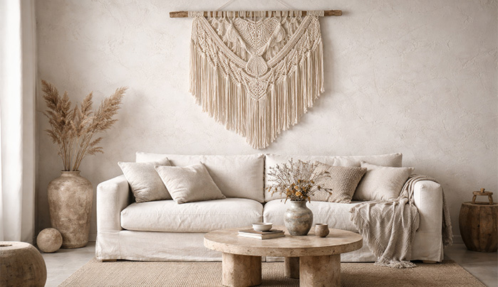 Wabi-Sabi Aesthetic - Wooden Sofa Design