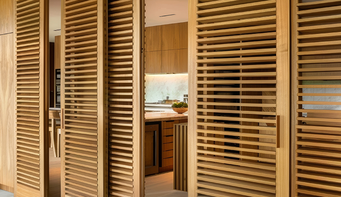 Sliding Louver Partitions for Flexible Spaces - Stylish Louver Wall Design Ideas