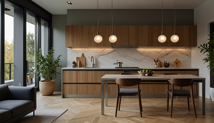 Kitchen plywood cabinet- CenturyPly
