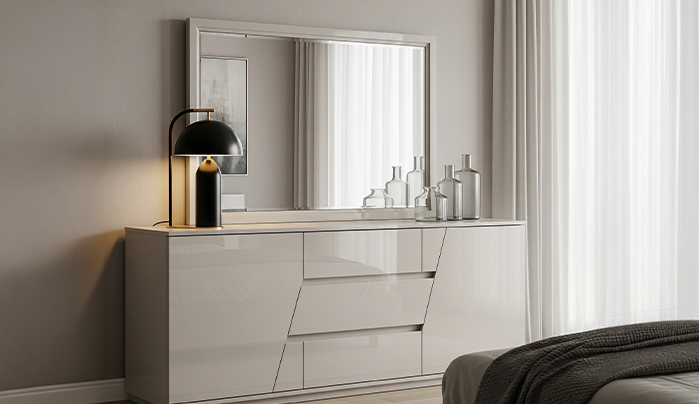 Glossy laminate cabinet - CenturyPly