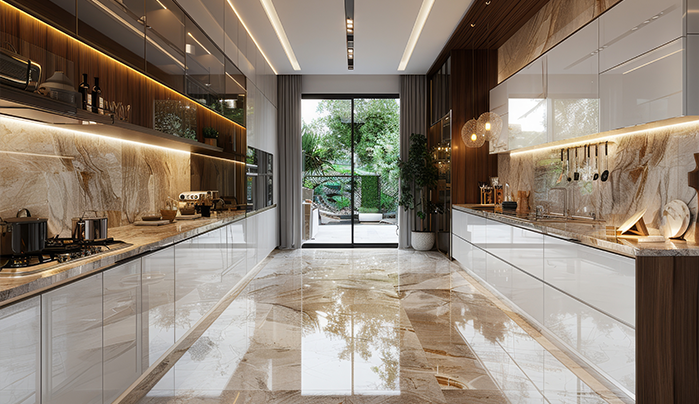 Glossy laminate for kitchen cabinet - CenturyPly