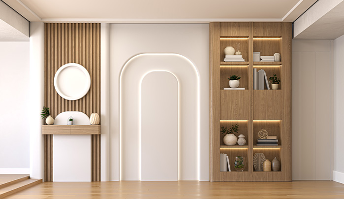 Veneer Panelling for a Natural Wood Finish - Wall Panelling Designs
