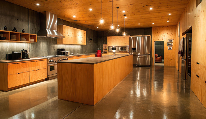 Plywood kitchen cabinet - CenturyPly