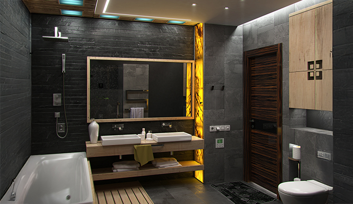 Veneer bathroom vanity - CenturyPly