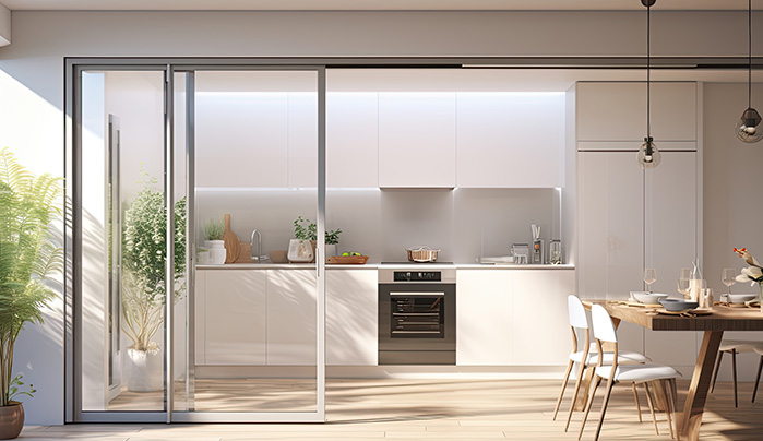 Sliding Kitchen Partition Design - Elegant Kitchen Partition Designs