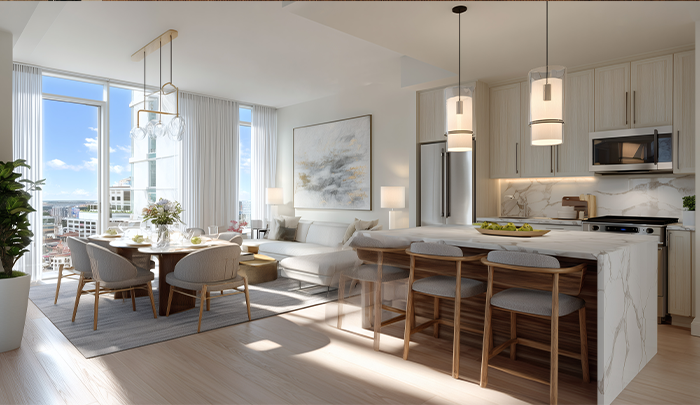 Modern plywood island - CenturyPly