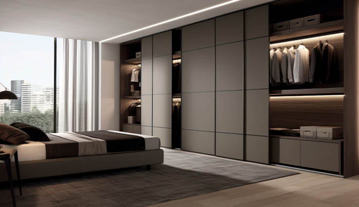 Soft-Close Modular Elegance Wardrobe Design