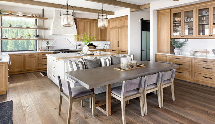 Modern plywood dining table - CenturyPly