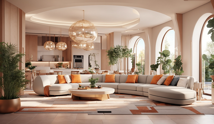 Modern living room plywood furniture - CenturyPly