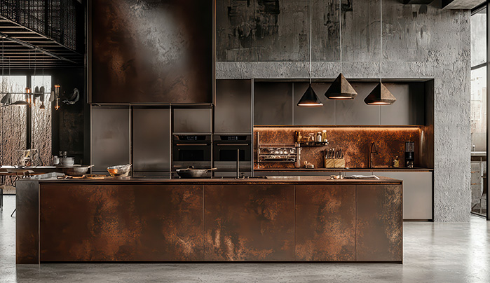 Industrial Chi-Elegant Kitchen Design Styles