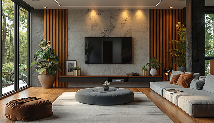 Living room veneer furniture - CenturyPly