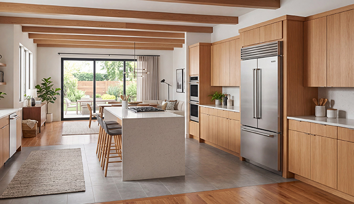 Modern plywood kitchen cabinet - CenturyPly