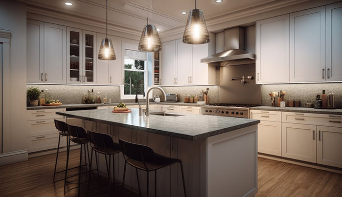 Laminate kitchen island - CenturyPly
