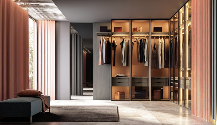 Sliding Fluted Wardrobe Designs - Trending Fluted Laminate Wardrobe Design